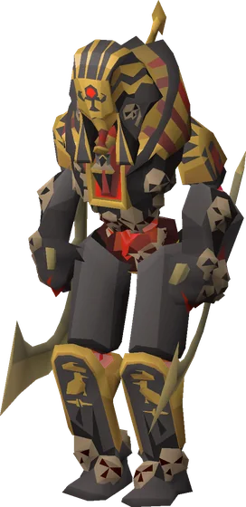 Tumeken’s Warden, a golden guardian from Tombs of Amascut